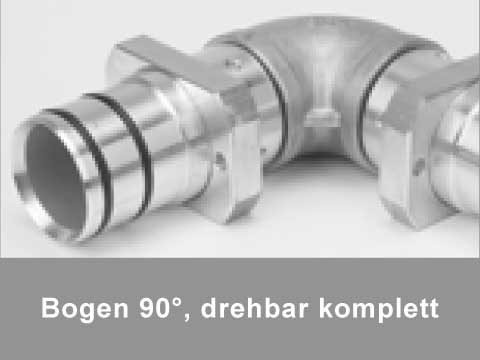 Druckluftsystem simplyAIR 90°-Bogen Winkel drehbar